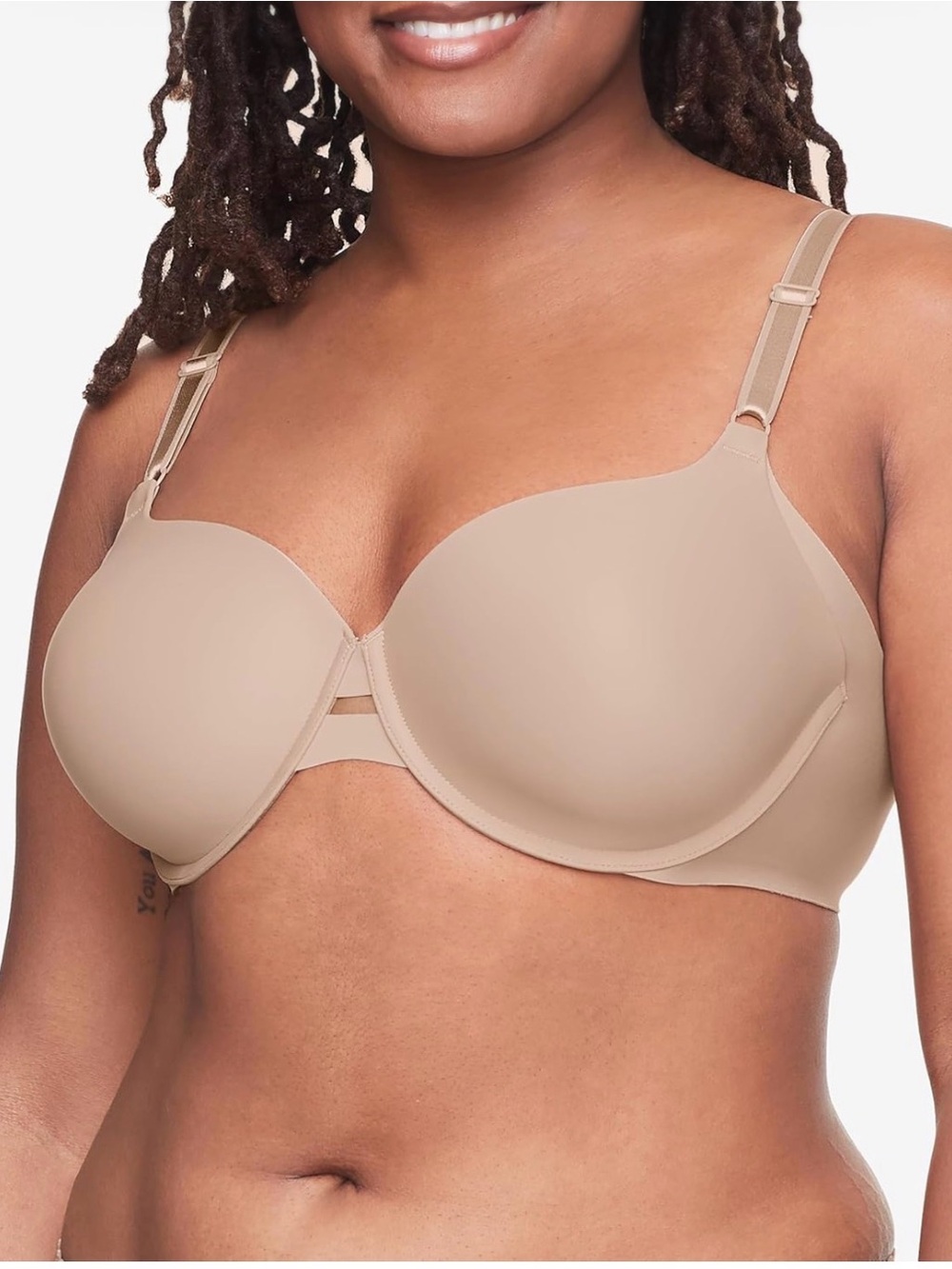 Warners No Side Effects UnderarmSmoothing Comfort Underwire Lightly T-Shirt Bra‎
